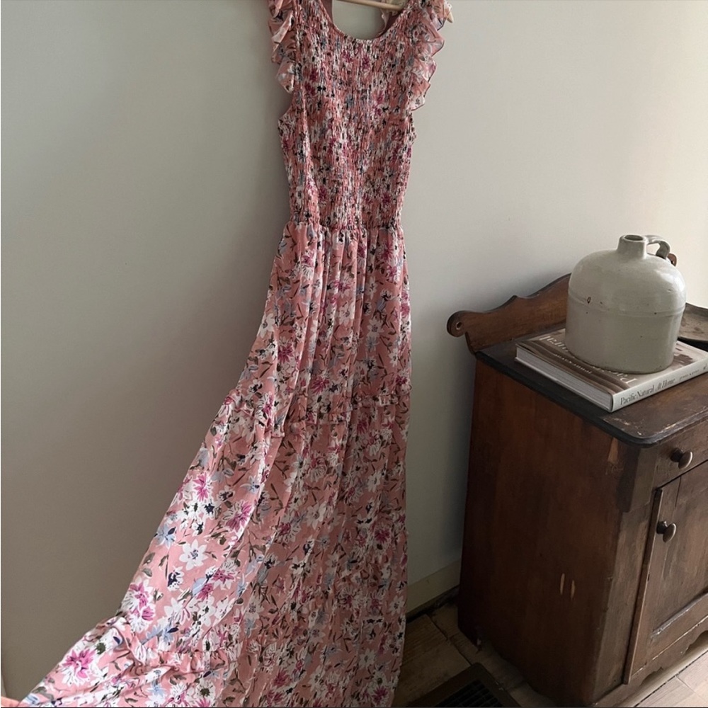 Melloday blush maxi dress (Nordstrom)